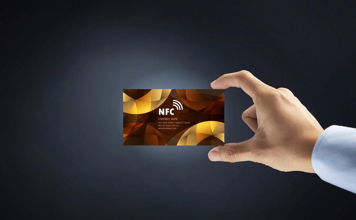 שימוש ב-NFC ככרטיס ביקור דיגיטלי