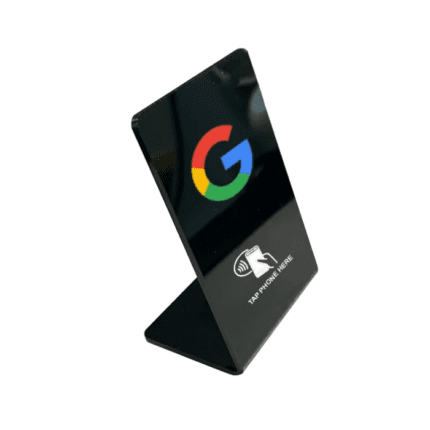 סטנד מפלסטיק אקרילי בעיצוב אישי עם NFC215